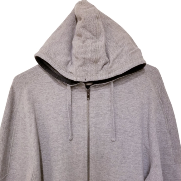 Broken Threads Sewn Style Hooded Sweater Gray XL - Picture 2 of 10